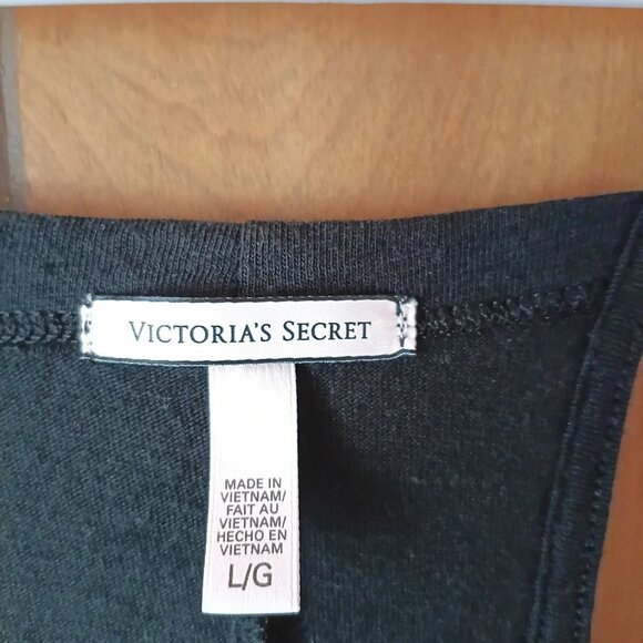 Victoria's Secret Mermaid At Heart Sleep Gown Or Dress Black Size L - Picture 3 of 4